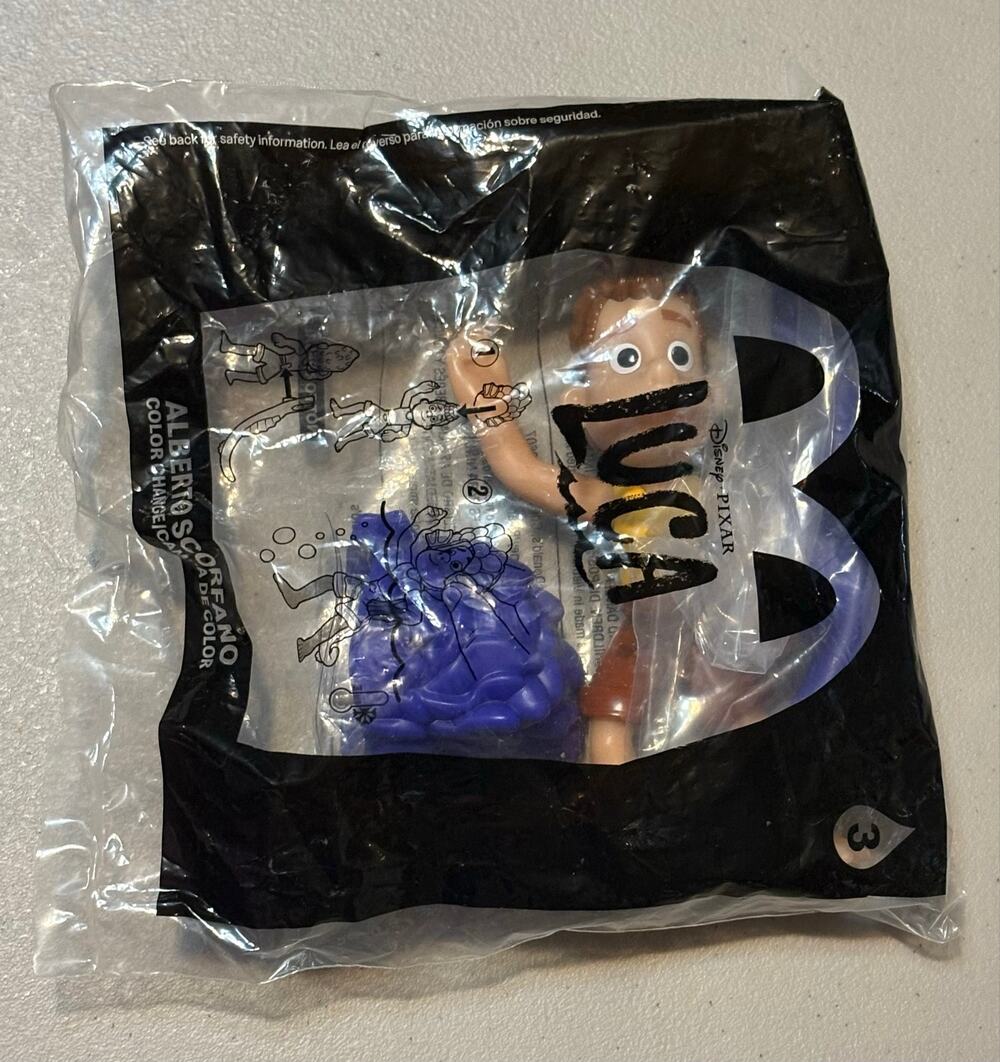 2021 Disney Pixar movie Luca McDonald's Happy Meal Toy - Picture 1 of 2